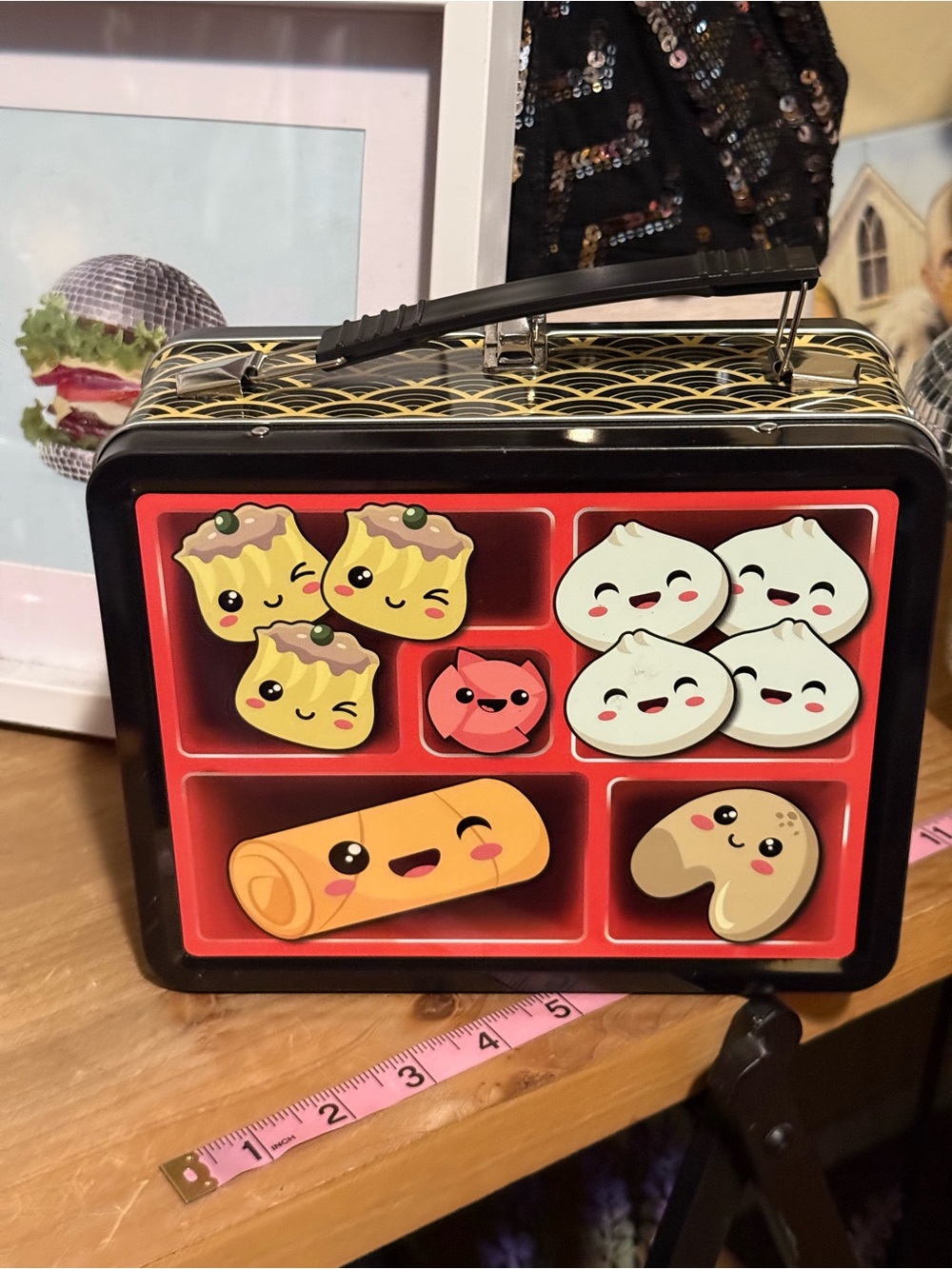 AQUARIUS Dim Sum Bento Tin Lunchbox - multicolored
